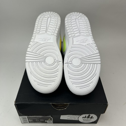 Nike Air Jordan 1 Low Retro GS “Neon Swooshes” CW7035-100 5.5Y/Women’s 7 Worn - Picture 7 of 7