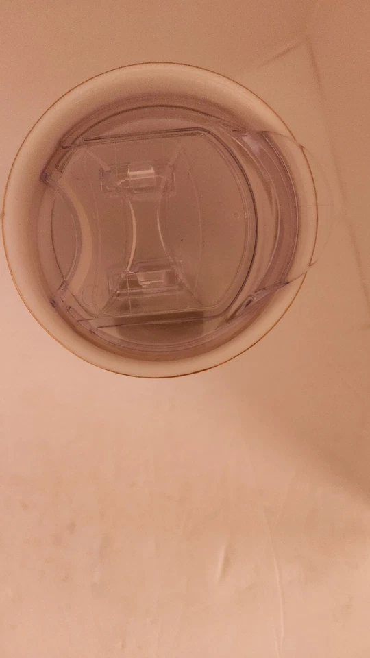 Unused 2017 Caribou Coffee 12oz Cream Colored W/Gold Heart Travel Mug! - Image 2 of 4