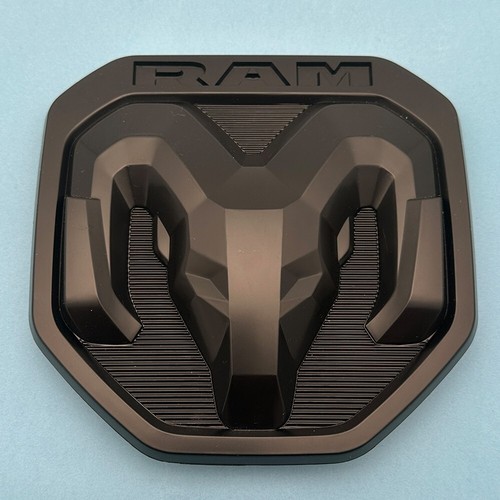 For Ram 1500 2500 3500 2019-23 Rear Tailgate Trunk Lid EMBLEM Badge Matte Black - Picture 12 of 12
