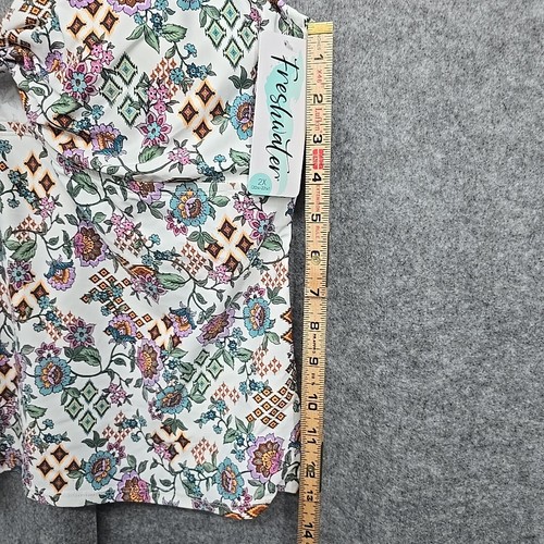Freshwater Womans Tankini Swim Top Plus Size 2XL (20W-22W) Floral BOHO Core NWT - Picture 5 of 13