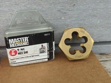 Master Mechanic 789717 -  7/8"-9 NC Re-threading Hexagon Fractional  Die 