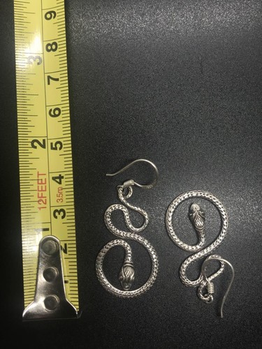 Silver Twisted Snake - Picture 2 of 2