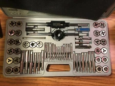 60pcs/set Multifunction Alloy Steel Metric and British Screw Tap & Die Thread