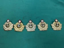 USSR Soviet Navy Fleet NAVAL OFFICER HAT Cap BADGE “Crab” Cold War era Lot Of 5