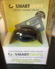 Smart Swipe Personal Credit Card Reader - Protect online shopping - New in Box