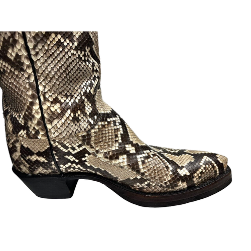 1883 Lucchese Python Cowboy Boots N7732 44-B Women 8.5 B / 87559 - Picture 16 of 21