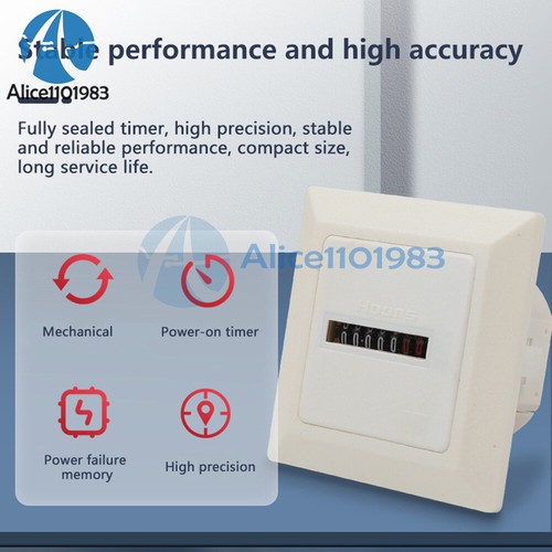 AC220-240V Timer function Electronic Counter Digital 0-99999.9 Hour Meter Gauge - 第 7/16 張圖片