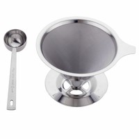 Ziselu Stainless Steel Reusable Paperless Coffee Filter Pour-over Coffee Make... on sale Ziselu Stainless Steel Reusable Paperless Coffee Filter Pour-over Coffee Make... on sale