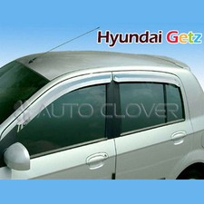 Chrome Window Visors Vents For 2006 2011 Hyundai Getz Click