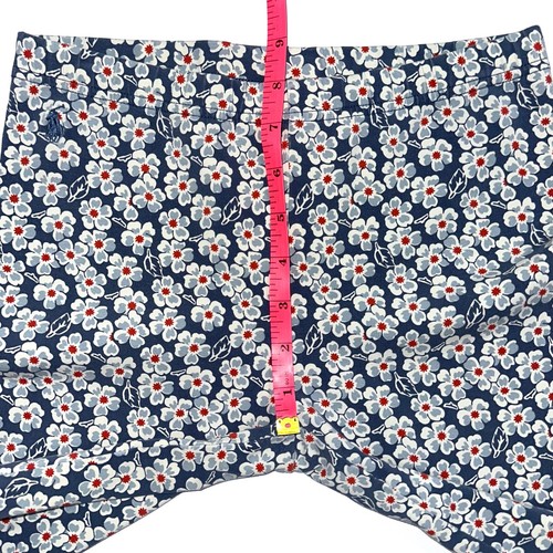 Polo Ralph Lauren Girls Blue Floral Print Cotton Stretch Leggings Size L 12-14 - Picture 11 of 14