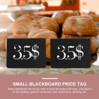  6 Pcs Tabletop Chalkboard Sign Mini Rectangle Message Memo Signs