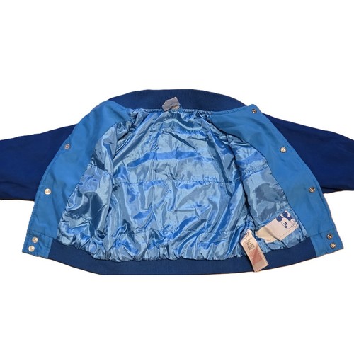 Disney Mickey Mouse Varsity Jacket Kids Size 2 Blue Bomber 1928 Cartoon - Picture 4 of 7