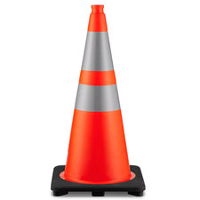 36 In. Orange PVC Reflective Traffic Safety Cone