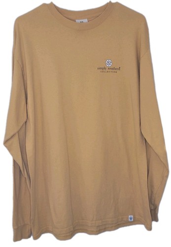 Camiseta Simply Southern Grande Amarillo Gráfico Haz Más De Lo Que Te Hace Feliz - Imagen 2 de 10