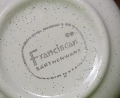 5 Franciscan DUET earthenware speckled CUPS-NO SAUCERS USA 1956-1967 - Picture 5 of 5