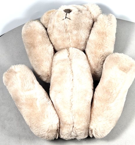 Vintage Teddy Bear Fully Jointed Tan Brown 16" No Tags Unknown Maker OLD! - Picture 14 of 18