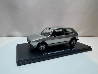 MAGAZINE MODELL 1:24 VW Volkswagen Golf 1 GTI 1976 Silber NEU OVP Modellauto Diecast