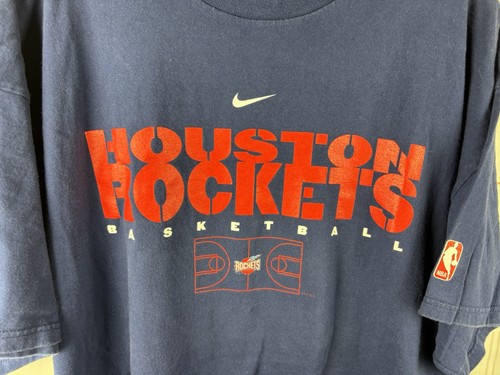 Nike Team Houston Rockets Team T-Shirt Men's Size XL Blue NBA - Picture 4 of 7