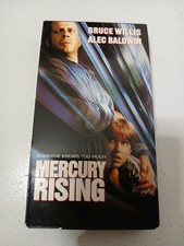 Mercury Rising VHS Tape Bruce Willis Alec Baldwin
