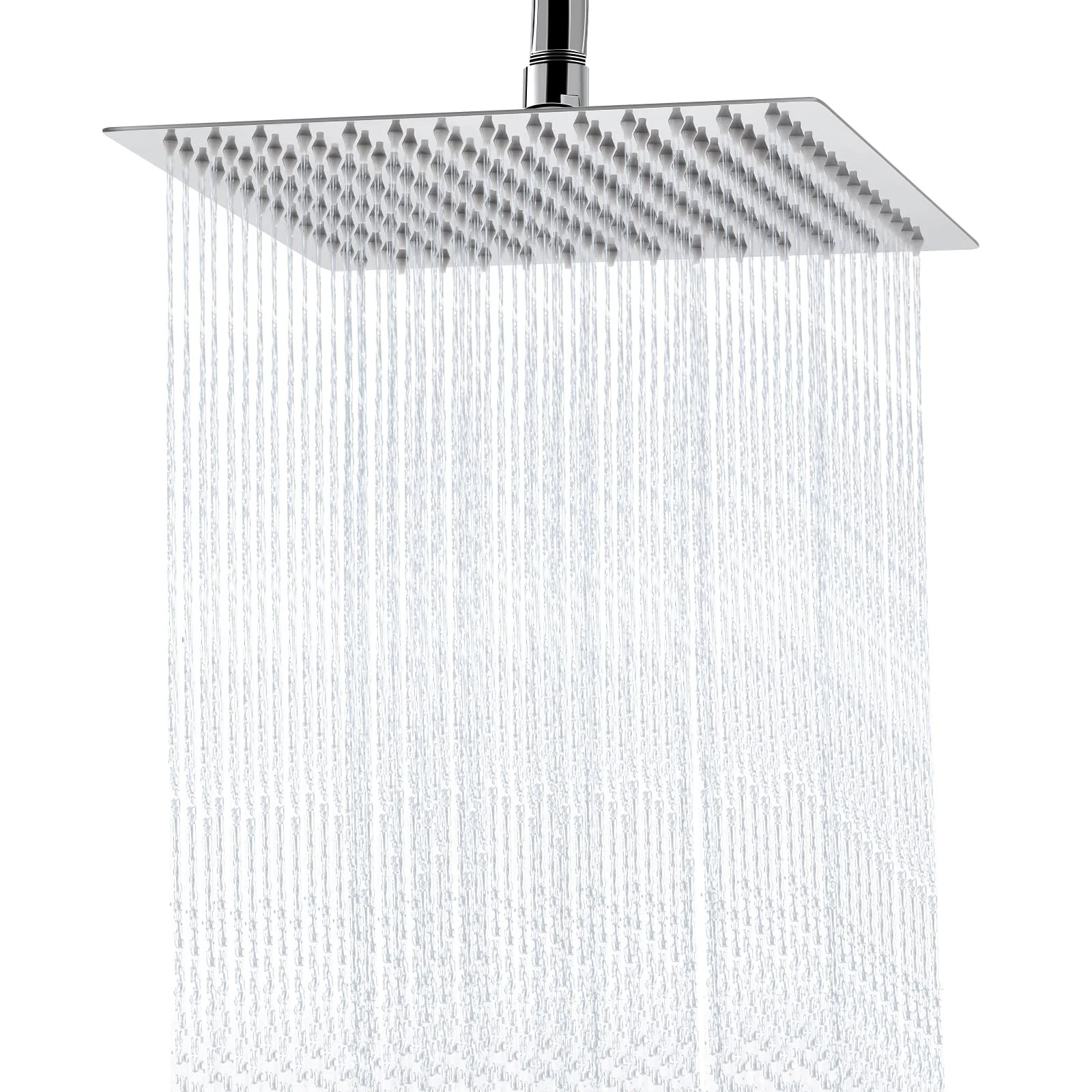 Rain Shower Head - 10 Inch High Pressure Shower Heads 304 Stainless Steel Ult...
