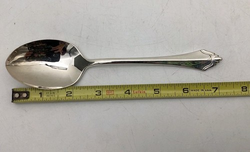 Set 8 Oneida Community Belcourt Silverplate Soup Spoons Tablespoons - Picture 7 of 7