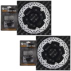 Kit rotor de plaquettes de frein avant NICHE pour HONDA RVT1000R 06455-MBW-016 semi métallisé