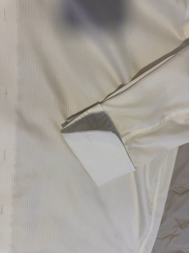 Michael Kors Mens White Dress Shirt Size 20 Button Down 16 1/2 - 32/33 Non-Iron - Picture 3 of 6