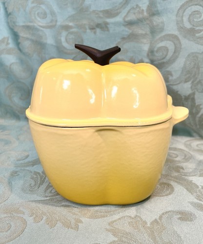 Le Creuset Frankreich Emaille Gusseisen gelb Paprika Dutch Oven 2 1/4 Quart