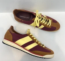 Madden Girl Women's Jumper Low Profile Retro Joggers Sneakers Maroon Size 9