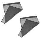  2 Pcs Vorhang Kurz Scheibengardine Kurzer Fenstervorhang Fenstervorhänge