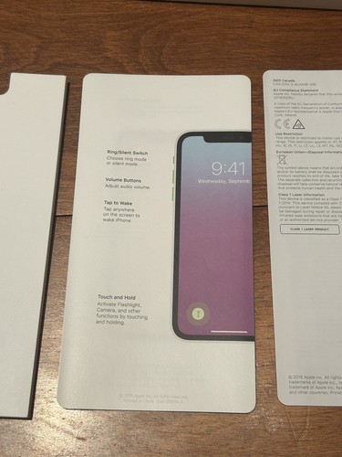 Original iPhone XR -Empty Box - 64GB White - paperwork and SIM pin 🔥 - 第 6/9 張圖片