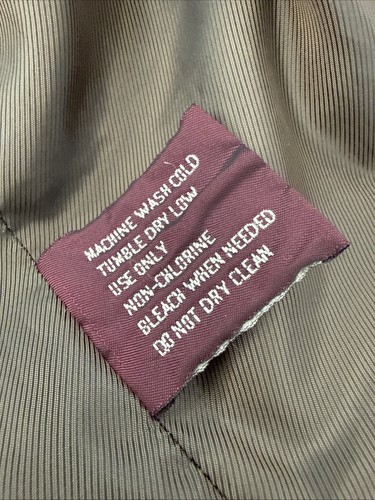 Newport Harbor Men’s Large Chore Jacket Quilted Zip Out Wool Blend Lining Steel - Picture 12 of 19