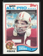 1982 Topps #481 Randy Cross San Francisco 49ers Near Mint or Better