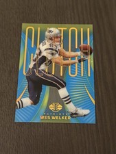2024 Panini Illusions Clutch Light Blue /299 #16 WES WELKER New England Patriots