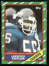 Lawrence Taylor 1986 Topps #151 New York Giants 2