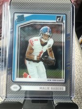 2024 Panini Clearly Donruss - Rated Rookie Malik Nabers #55 (RC)