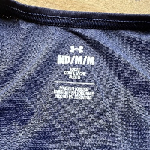 Under Armour Project Rock Iso-Chill Muscle Tank Mens M Academy Blue 1380111 - 第 5/7 張圖片