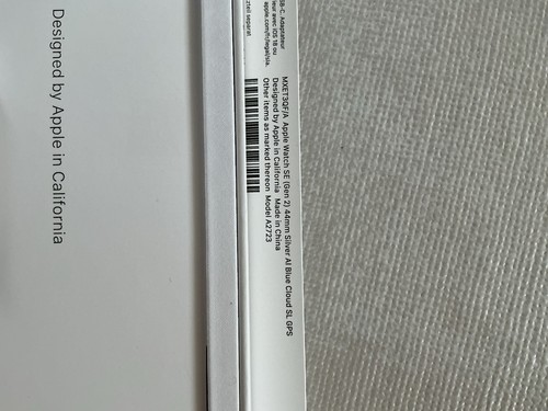 Apple Watch SE 44mm Silber 2024 2nd Gen Sportloop Sportarmband - Bild 11 von 11