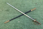 US Civil War Mod 1840  NCO  Sword W/ Metal Scabbard Original