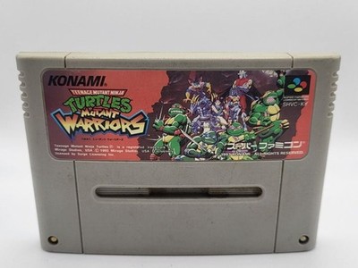 Super Famicom Teenage Mutant Ninja Turtles: Mutant Warriors Japanese Import