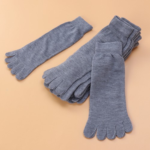 5 Pairs Fashion Men Socks Cotton Middle Tube Five Finger Socks Middle Tube Socks - Picture 11 of 11