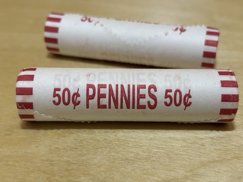 2025 Denver Lincoln Shield Penny Cent (2 Rollen) Stempelglanz (kostenloser Versand)