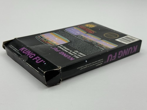 Kung Fu Nintendo NES Matte Sticker Seal 1st Print Test Market CIB Hangtab Intact - Picture 6 of 21