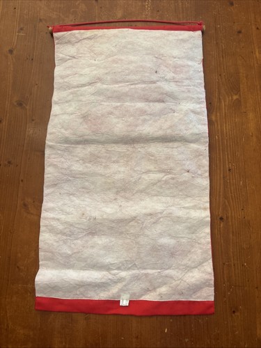 Vintage Handcrafted Hanging Fabric Advent Calendar Christmas Tree 25 Pockets - Bild 4 von 12