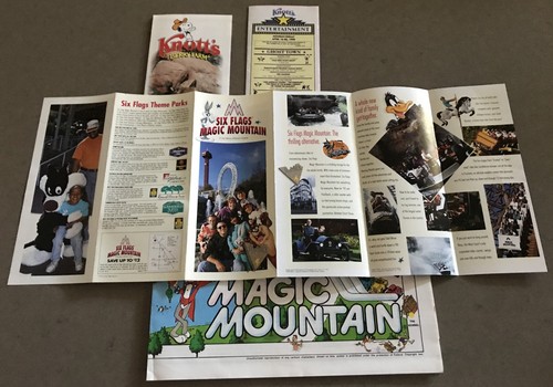 VINTAGE - KNOTT'S BERRY FARM / MAGIC MOUNTAIN BROCHURES - 1990 -1992 - Perfect!! - Bild 6 von 12