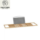 Bamboo Bath Caddy Tray with Extending Sides