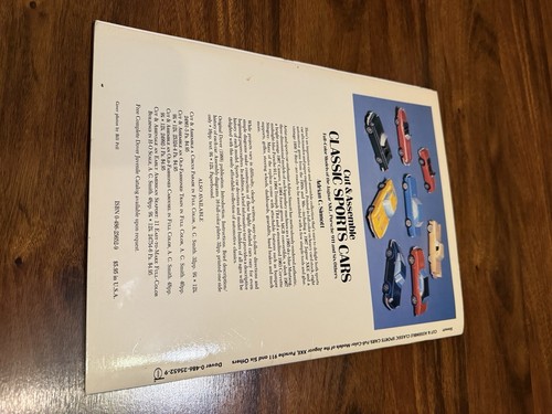 Cut & Assemble Books Classic Sports Cars Jaguar Porsche TR11 Thunderbird 911 W5 - Picture 4 of 4