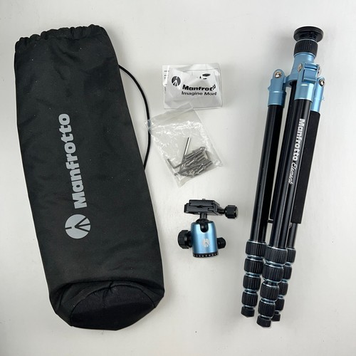 Manfrotto MKELES5BL-BH Element 65" Stativ - Blau/Schwarz, leichte Nutzung #U3