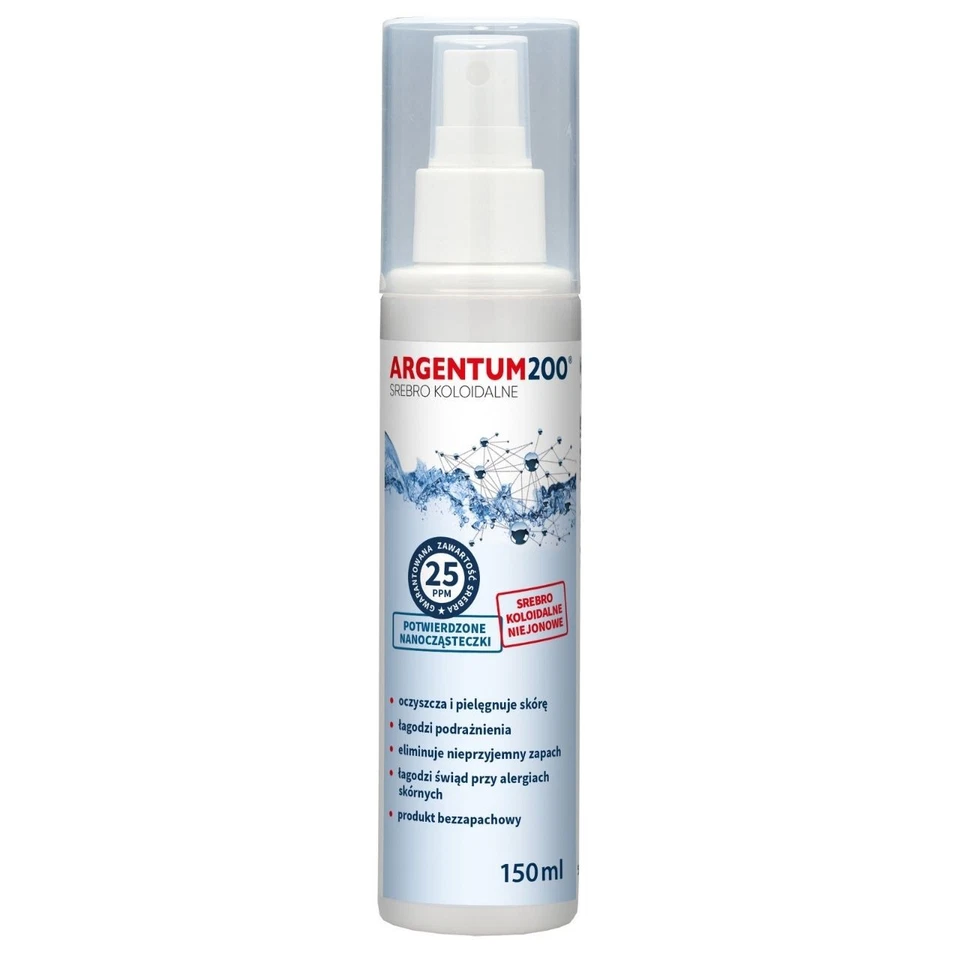 Aura Herbals Argentum200 Kolloidales Silber 200 ppm, Tonikum - 500 ml