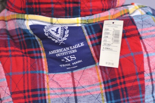 NWT American Eagle Duffle Pea Coat Wool Blend Navy Women's XS - Picture 5 of 5